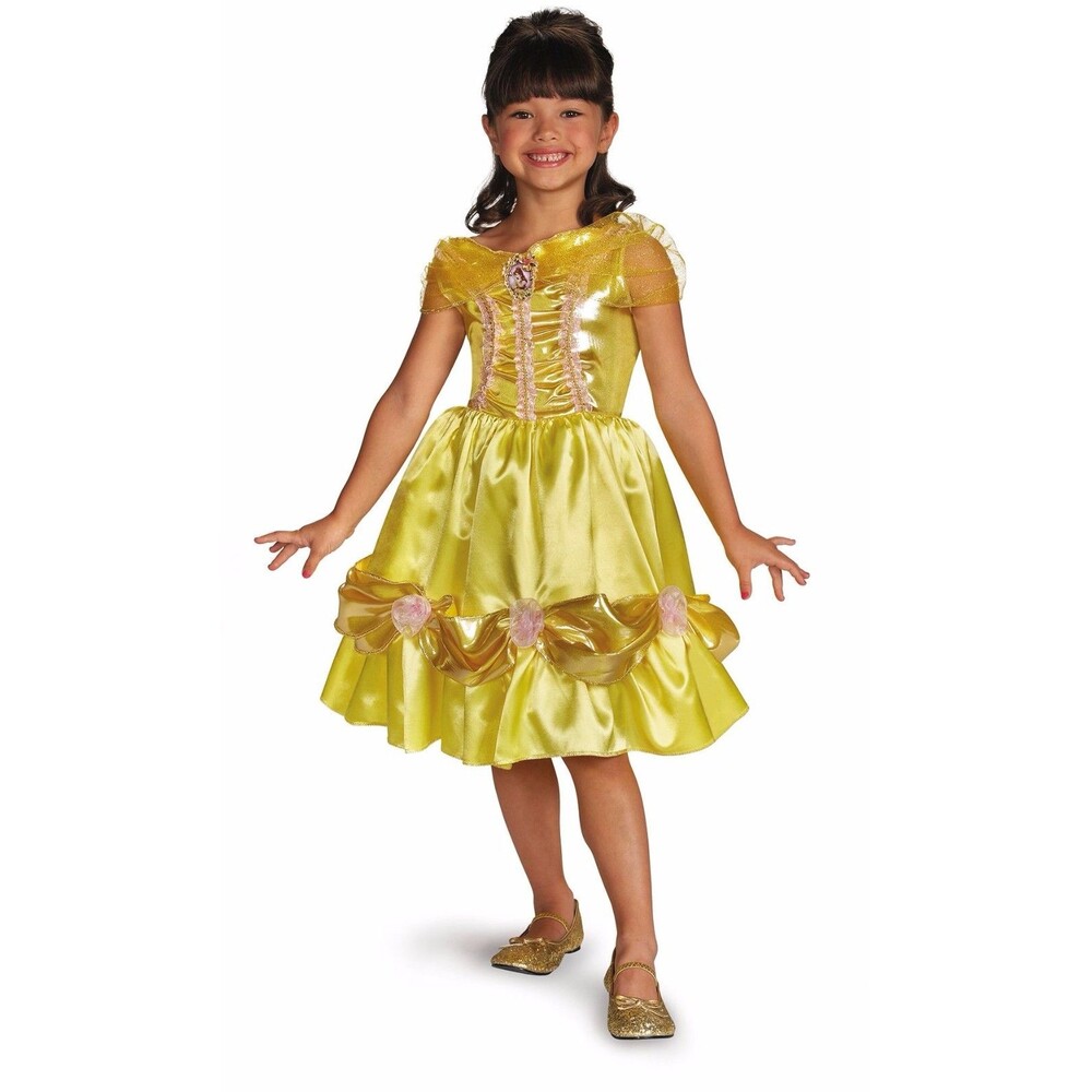 New Disney BELLE from Beauty & Beast Child Halloween Costume, sz M by Disguise
